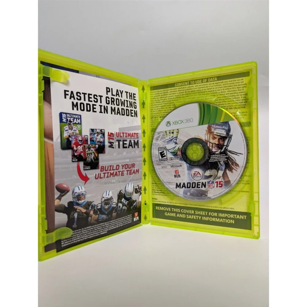 Madden NFL 15 (Microsoft Xbox 360, 2014) Tested Working
